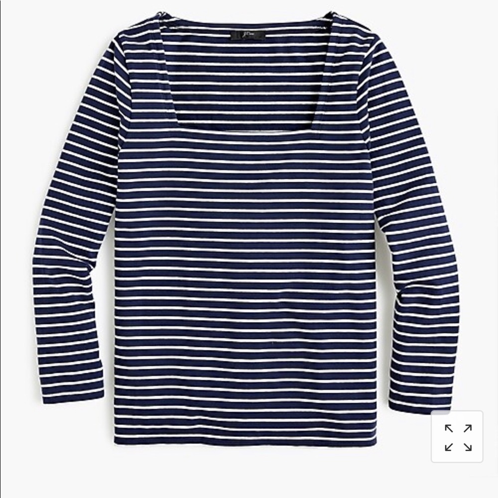 J. Crew square neck T-shirt